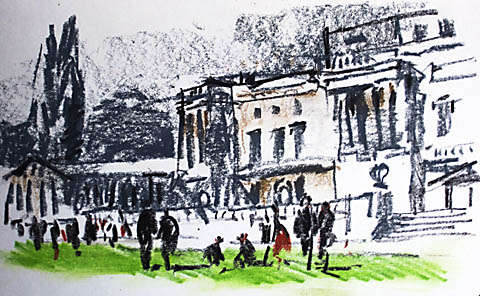 Buckingham Palace Sketch